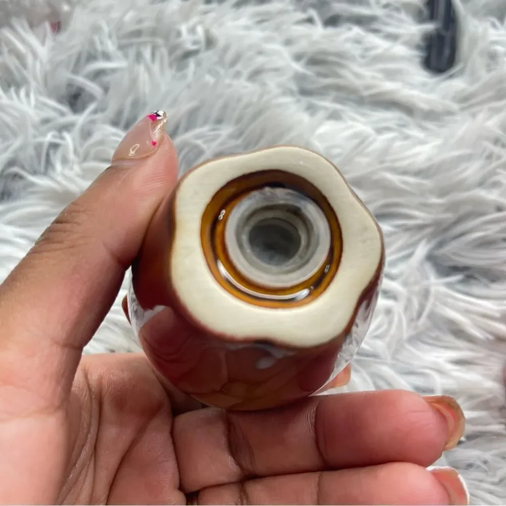 Vintage Red Apple Glazed Ceramic Salt and Pepper Shakers, 2-Piece Matching Set